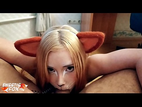 ❤️ Китсуне го проголта курот и сврши во устата ️❌ Ебате видео кај нас ❌